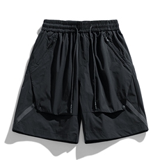高品夏季工装短裤男纯色宽松大码运动五分裤DSA157B-D609-特P40，男装牛仔裤，电商A157B