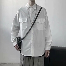 长袖衬衫男港风日系外套C0002P32，男装衬衫，星座1116-2