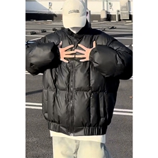 档口切片吐司方格pu皮蓬松保暖棉服防水棉衣M2509-P98量大优，男装棉衣，星座1213