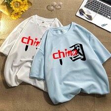 HT73189-P22华夫格t恤男短袖男大码五分袖毛毯，男装T恤，电商A040