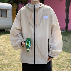 防晒衣拉链设计感小众户外长袖连帽防护外套夏季FS914P43，男装防晒衣，星座410-2