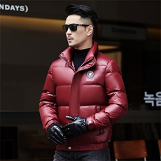 ZMS-M8851新款冬季男士白鸭绒羽绒服立领保暖外套修身大衣，男装羽绒服，电商B360