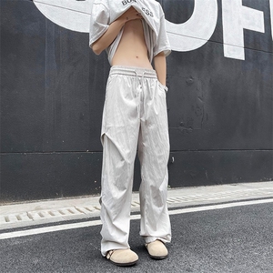 冰丝凉感速干伞兵裤男夏季工装降落伞裤直筒休闲裤子 KB848图片