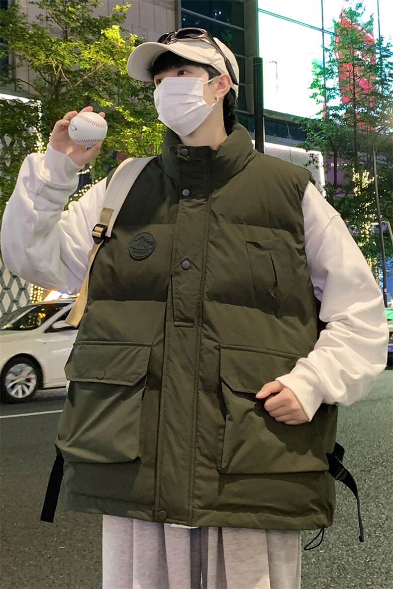 M2385-P95M-8XL大码工装复古oversize加厚坎肩棉衣马甲,男装背心/马甲,星座109