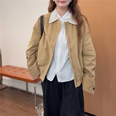 棒球服外套女短款小个子2025春季新款宽松休闲洋气高级感上衣夹克，男装夹克，星座506A