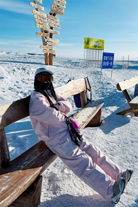 东北零下40度防寒滑雪服套装羽绒服男单双板登山滑雪衣专业防水裤图片