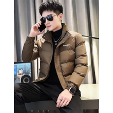 棉服男士2025冬季新款三防情侣时尚加厚短款黑色立领外套面包服，男装棉衣，星座506A
