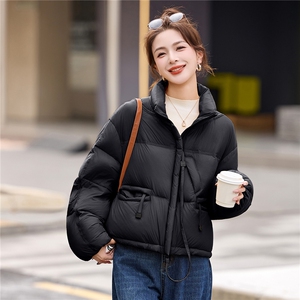 90白鸭绒羽绒服外套女2025冬季新款超火漂亮时尚洋气羽绒外套图片