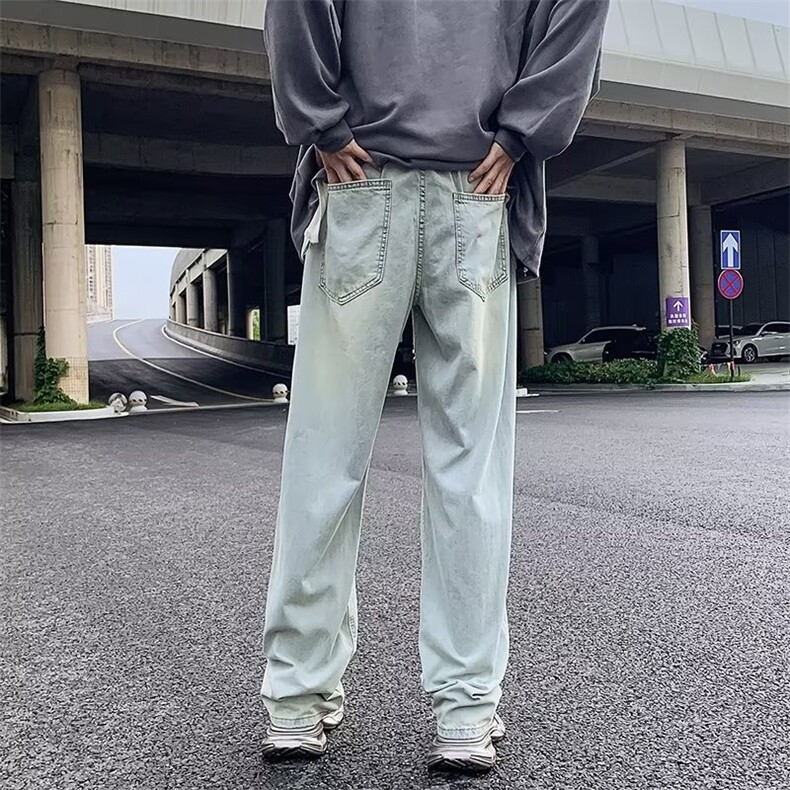 美式牛仔裤男款秋季长裤潮N1068P42,男装牛仔裤,星座1116-2
