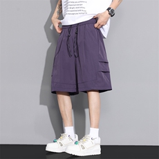 现货夏季工装短裤男ins潮牌休闲百搭潮流痞帅五分裤D02521-P38，男装牛仔裤，星座308B-2
