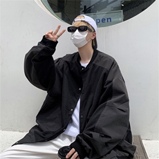 春装棒球服呢子外套男休闲拼色夹克上衣JK83P95，男装夹克，电商C323