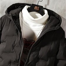2020冬季新款日系大码加厚休闲保暖棉衣连帽外套男M733-P85，男装棉衣，电商A001