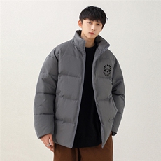 日系加厚立领棉男保暖棉服男新外套女新MY651P85控108，男装棉衣，电商A268-1