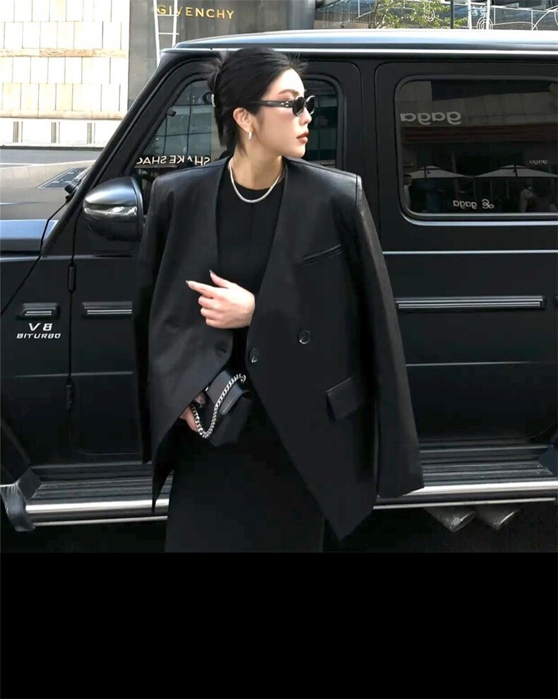 皮西装，女装西装，卡薇尔