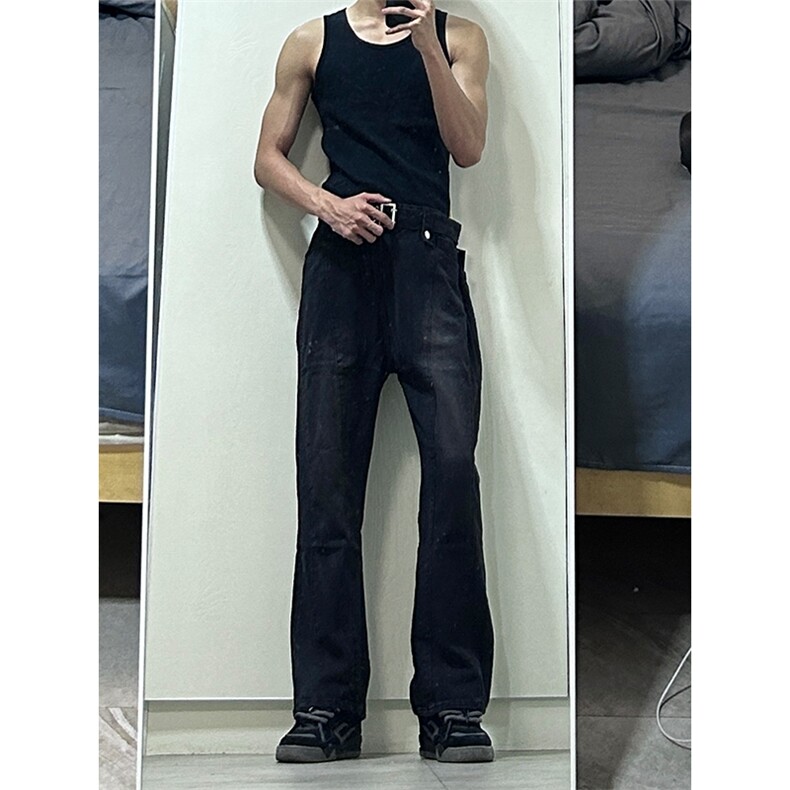 ！拿图不拿货！cleanfit牛仔裤小众设计感裤子KZA07-P55,男装牛仔裤,星座1007（原301D）