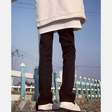 弹力加绒加厚牛仔裤男做旧小直筒裤715-6-BX07P55(控68），男装牛仔裤，星座715-6