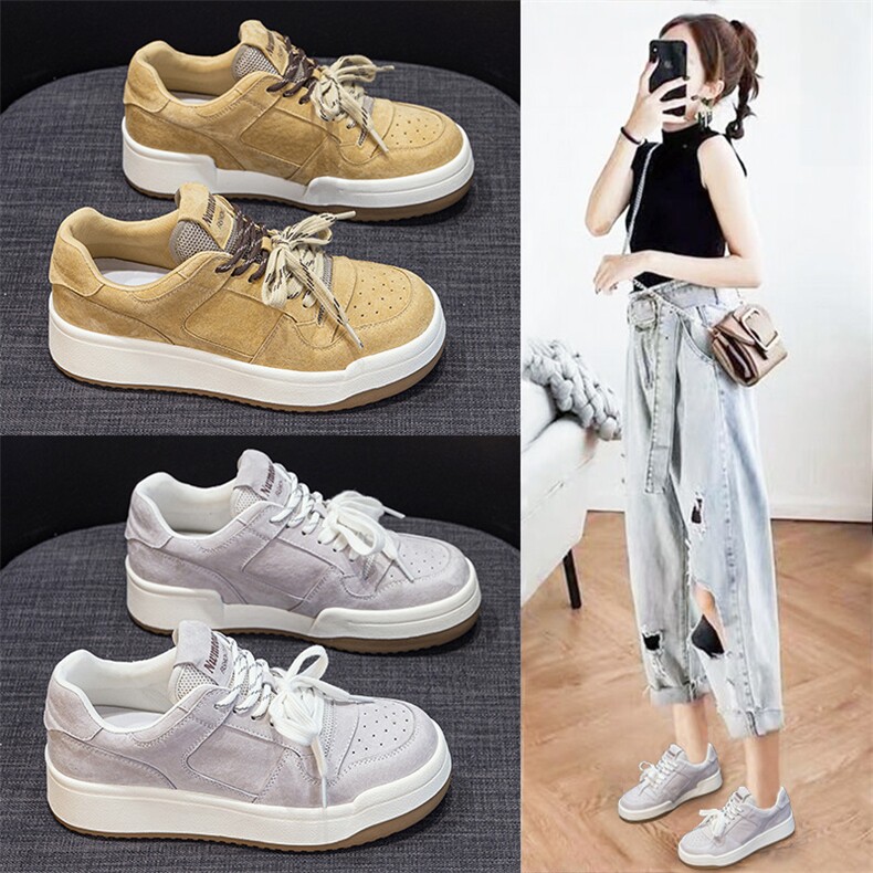 厚底小白鞋女2025年春秋新款休闲鞋韩版运动鞋女板鞋，女鞋休闲鞋，电商A223