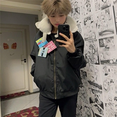 美式潮流春季户外穿高街棒球服外套男女情侣休闲百搭刺绣夹克，男装夹克，四季星座505