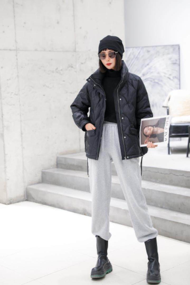 新款韩版修身白鸭绒羽绒服，女装羽绒服，茗格拉