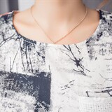 时尚宽松短袖T恤女夏季新款韩版印花上衣显瘦百搭休闲女装，女装T恤，深水步