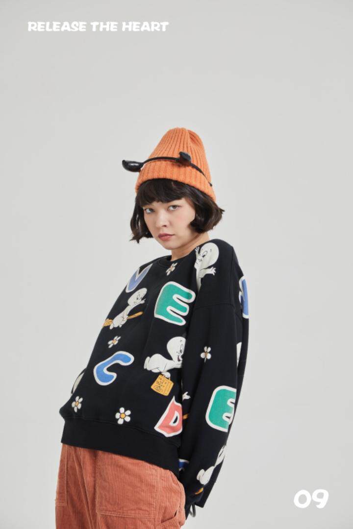 现货，冬款，万圣节加绒卫衣，女装卫衣/绒衫，AIMEEWQ