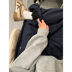 K858-加绒P65常规P45男宽松直筒休闲裤加绒加厚百搭休闲阔腿裤，男装休闲裤，电商B327