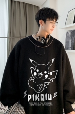 控78假两件毛衣男大码加绒针织衫男毛线衣M80078-P55加绒P70，男装针织衫/毛衣，电商A040