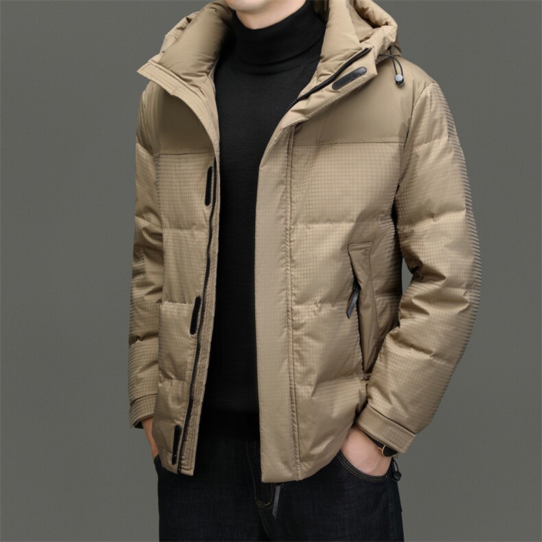 CSYR89765钱塘2020-2商务休闲新款百搭冬季中年男士羽绒服P290，男装羽绒服，钱塘207-2