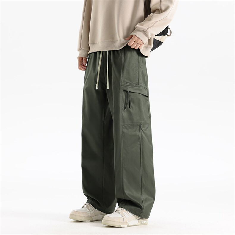 美式工装复古宽松直筒休闲长裤女中性裤子xz405-K2006-P5569，男装工装外套，星座405