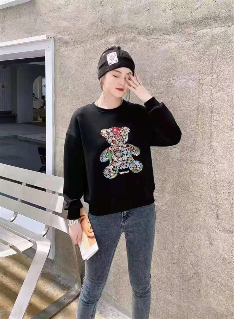 【现货】秋冬刺绣太空卫衣，女装卫衣/绒衫，卡多多