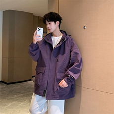 秋季户外连帽夹克男外套男女同款DSA157B-JK7811-P75，男装夹克，电商A157B