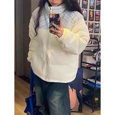 小香风拼接棉服ZM0107-P88，男装棉衣，星座313A(原308A-2)
