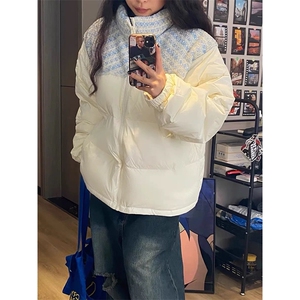 小香风拼接棉服 ZM0107-P88图片