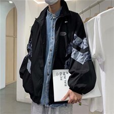 腰果花外套男春秋季韩版潮流百搭夹克ins大码宽松衣服W1630-P52，男装夹克，星座512-4