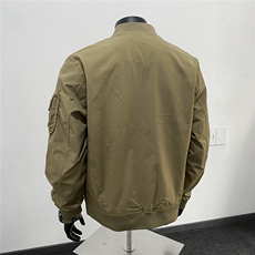 美式复古风棒球服夹克大口袋贴标痞帅百搭休闲外套J608618TP75，男装夹克，电商A247