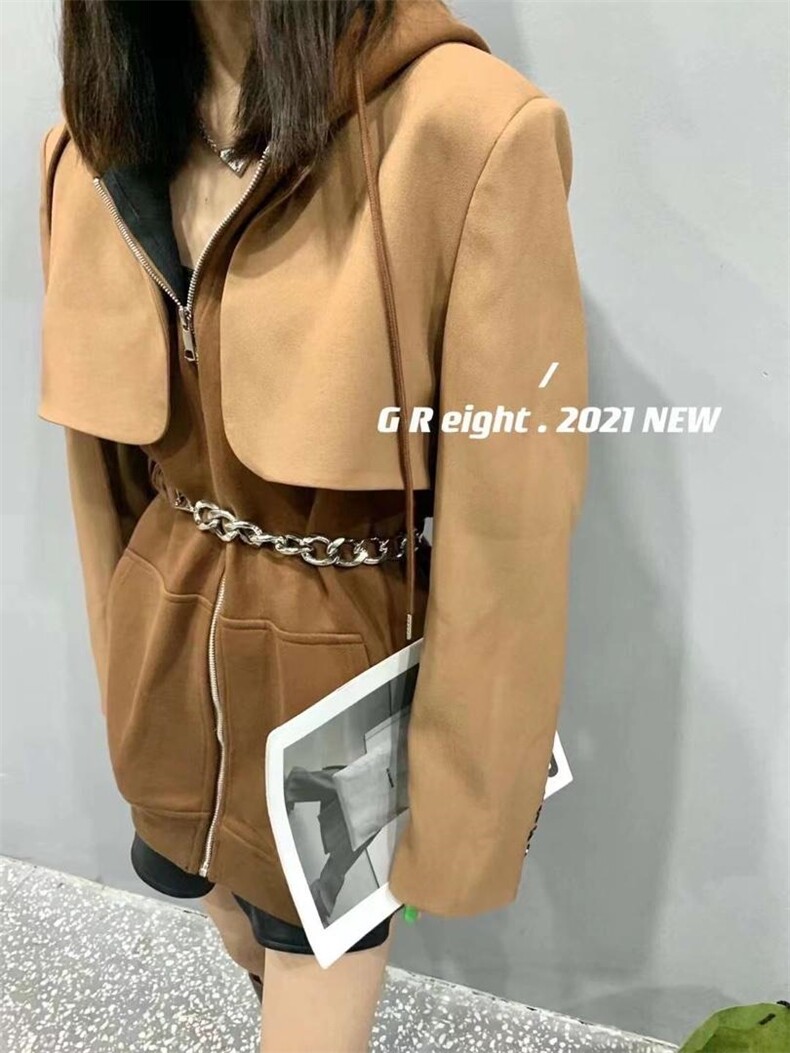 欧货同款收腰版拼接外套，其它，玩美