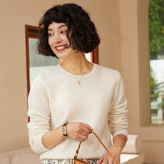 2025年秋季新款七针后背肩圆领针织羊绒上衣时尚休闲通勤百搭,女装羊绒衫,高粱穗羊绒, 2025年秋季新款七针后背肩圆领针织羊绒上衣时尚休闲通勤百搭,女装羊绒衫,高粱穗羊绒,