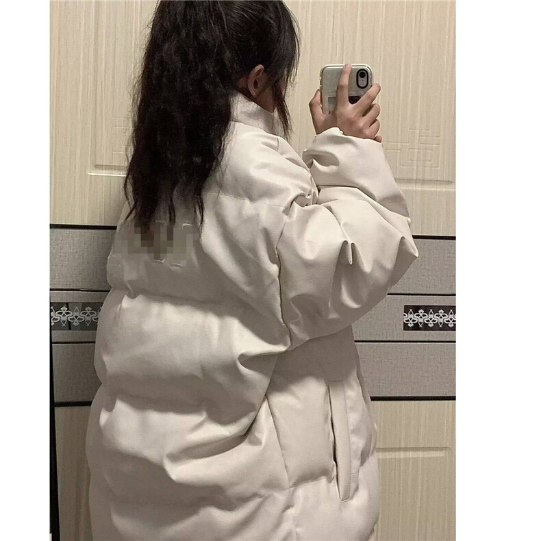 拉链标准纯色潮流新款潮青少年男女立领保暖pu皮字母刺绣棉服,男装棉衣,星座506A
