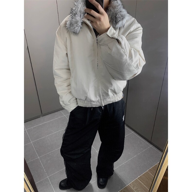狼王座山雕仿狼毛哈灵顿棉服外套夹克MY8221特P115,男装夹克,星座908-1