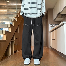 现货秋季新款工装裤男宽松直筒机能拉链冲锋裤子-A2265TP48控89，男装休闲裤，电商B241