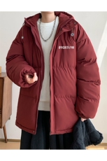 棉衣男冬季新款港风宽松连帽青少年棉服MF180-P69(现货)，男装棉衣，星座214-3