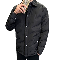 轻薄羽绒服男士2024冬季新款潮牌灰鸭绒翻领上衣休闲保暖外套男装，男装羽绒服，星座505-2（原电商A260-1)
