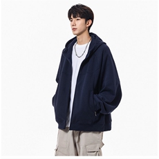 秋季重磅380克全棉得物品质立领双拉链开衫卫衣外套AH923-P42，女装短外套，四季星座610B