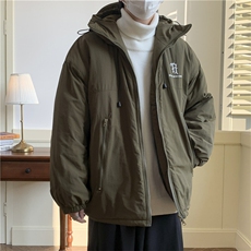 现货冲锋棉衣男连帽刺绣棉服1118-1-Q121-P85限价108，男装棉衣，星座1118-1
