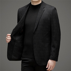 主推秋冬新款男士商务休闲西服韩版西装修身单西外套QS3233-P165，男装西服，星座1105-3