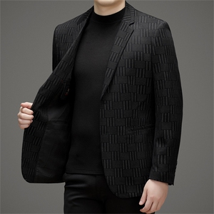 主推秋冬新款男士商务休闲西服韩版西装修身单西外套QS3233-P165图片