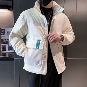 立领款白鸭绒新标50绒保暖休闲大口袋款 B226-9008-P195图片