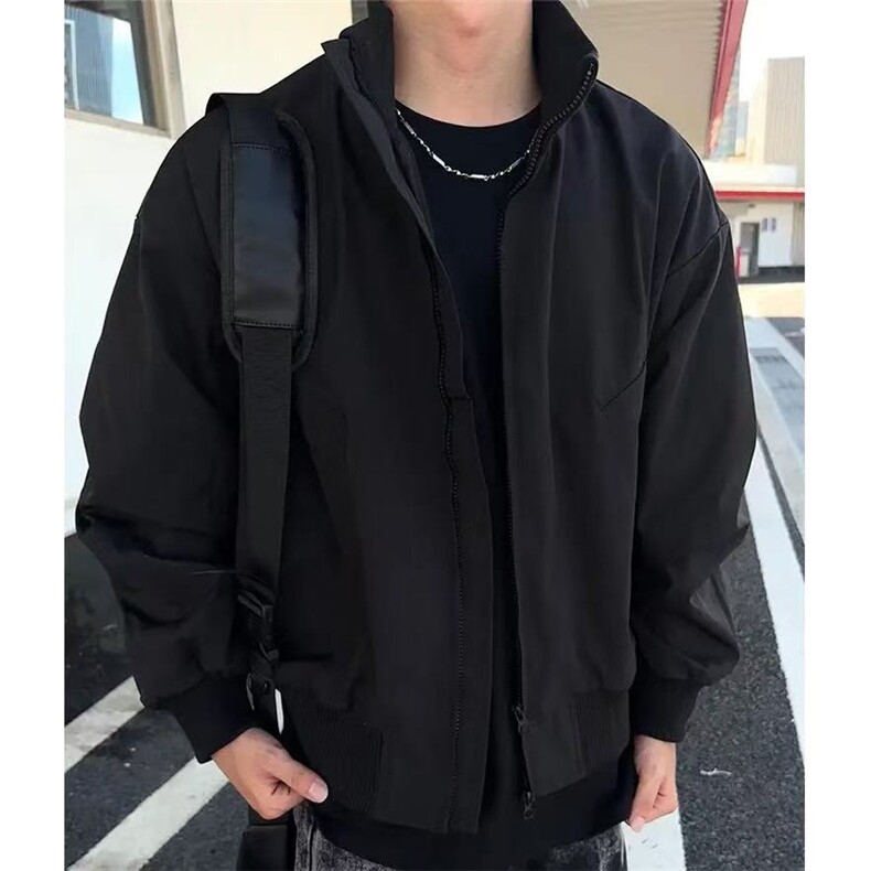 飞行夹克外套男女款春秋潮牌痞帅cleanfit廓形短款高街棒球服Y809,男装夹克,星座601-1