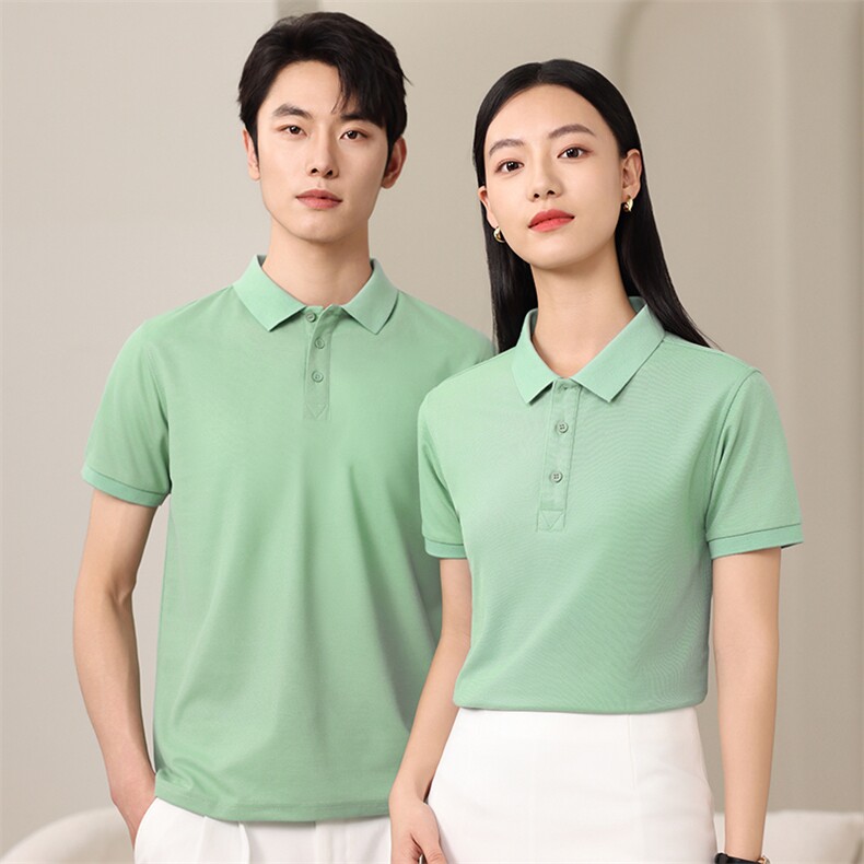 S-7XL团服 工作服纯色POLO衫定制精梳长绒棉 LS920P38大码48图片