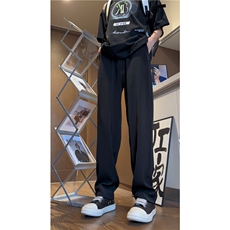 抖音品质夏季潮流修身垂感小脚西裤休闲裤B315-K24125-特p30控58，男装休闲裤，电商B315